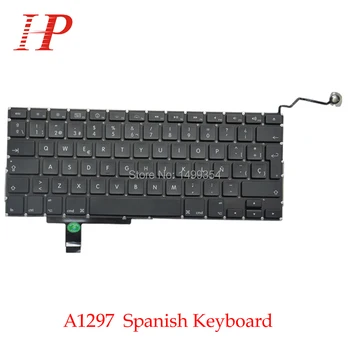 

5PCS Genuine A1297 Spain Keyboard With Backlight For Apple Macbook Pro 17'' A1297 Keyboard Spanish Standard 2009-2012