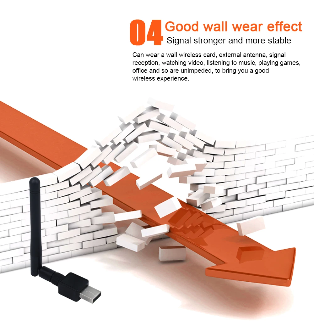 pc wifi adapter TISHRIC 150Mbps MINI Wireless USB WiFi Adapter Dongle Network LAN Card 802.11n/g/b Antenna wi-fi For WindowsXP/7 Vista Linux lan card