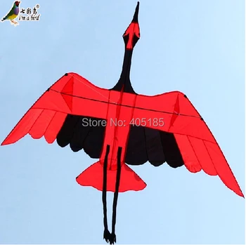 

Free Shipping Outdoor Fun Sports 2015 NEW 3m Nylon Power Crane Kite With Handle And Line Good Flying