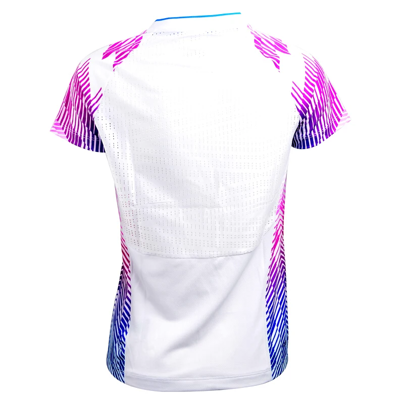 Li-Ning/женские футболки для соревнований по бадминтону, дышащие удобные спортивные футболки с сухой подкладкой, топы, футболка AAYN016 CAMJ18