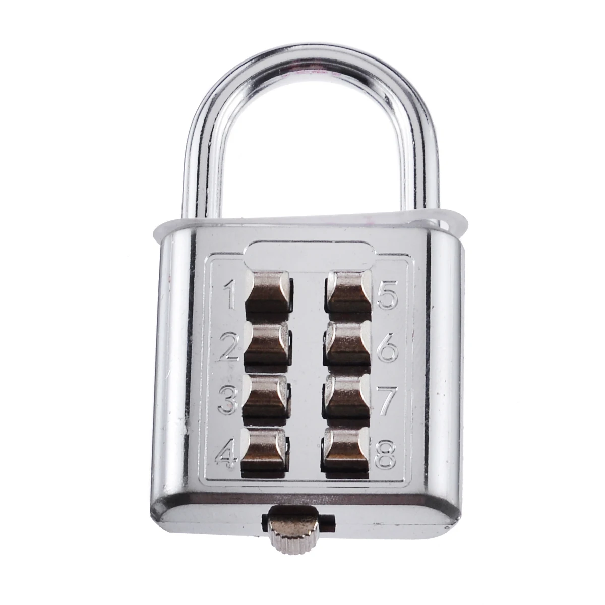 8 Digit Button Combination Padlock Digit Push Password Lock for Locker Drawer Cabinet Door Security Hardware Tool