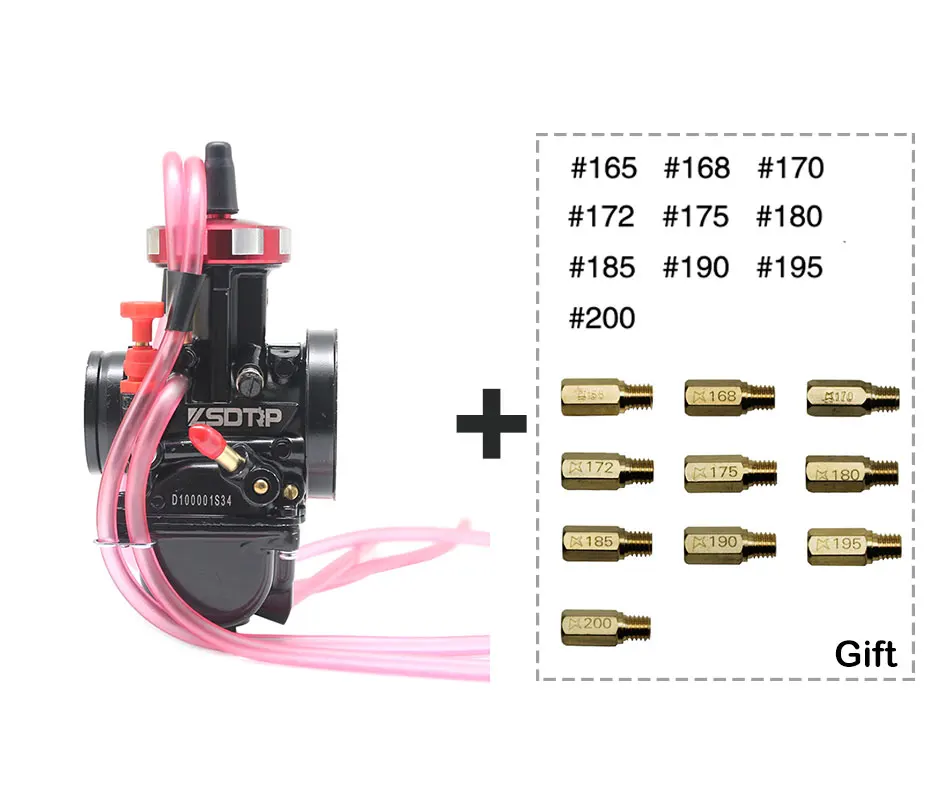 ZS гоночный модифицированный Карбюратор с основной струйной установкой ZSDTRP черный Carburador 34 36 38 40 42 PWK 38 мм 40 мм для мотокросса ATV Quad