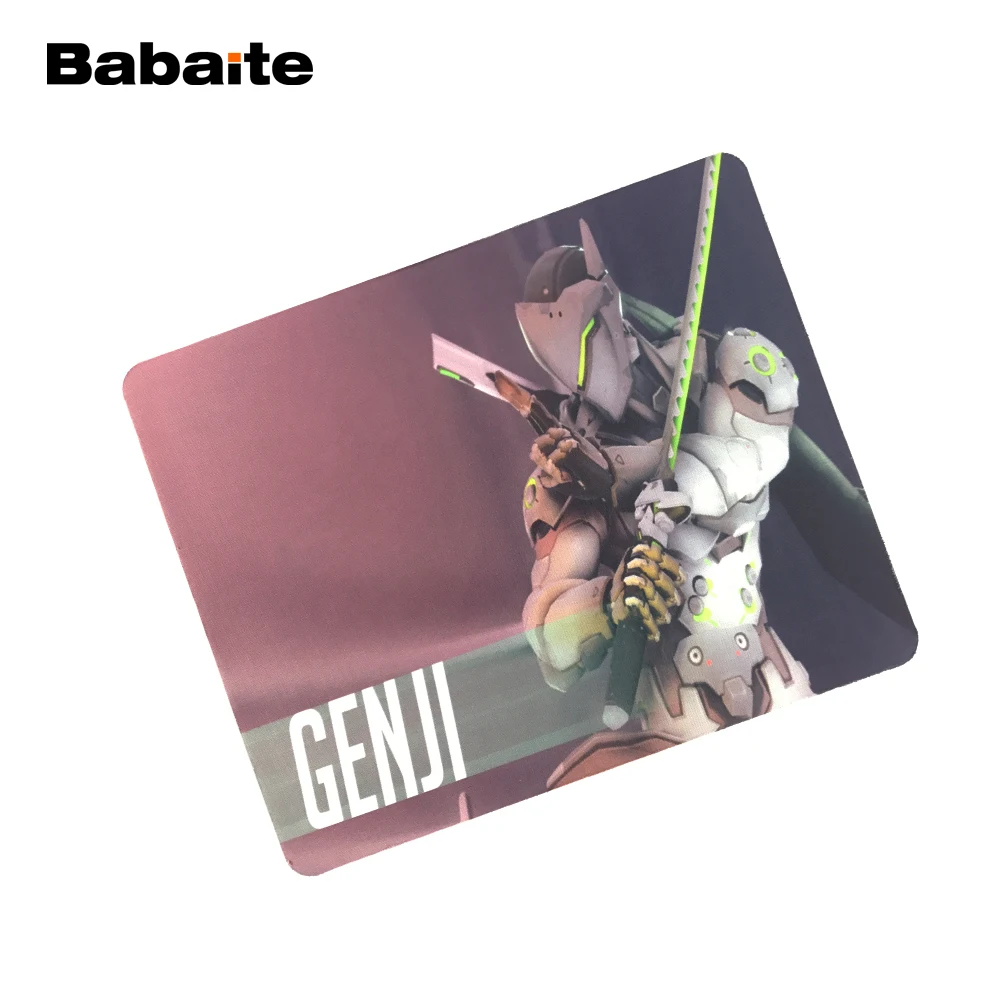 Babaite вымышленный персонаж Genji Play Plus Противоскользящий Мышь Pad 180x220x2 мм 250x290x2 мм коврик крутой дизайн