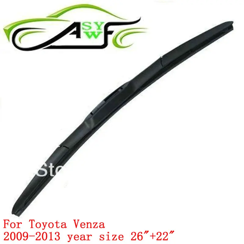 auto car windshield wiper blade for Toyota Venza (2009 2013) 26"+22