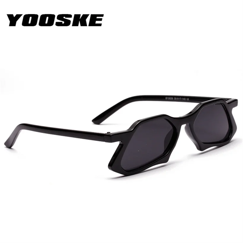 YOOSKE, полигональные солнцезащитные очки для женщин, lrregime, модные солнцезащитные очки, трендовые, Ретро стиль, роскошные, 90 s, очки для женщин, очки