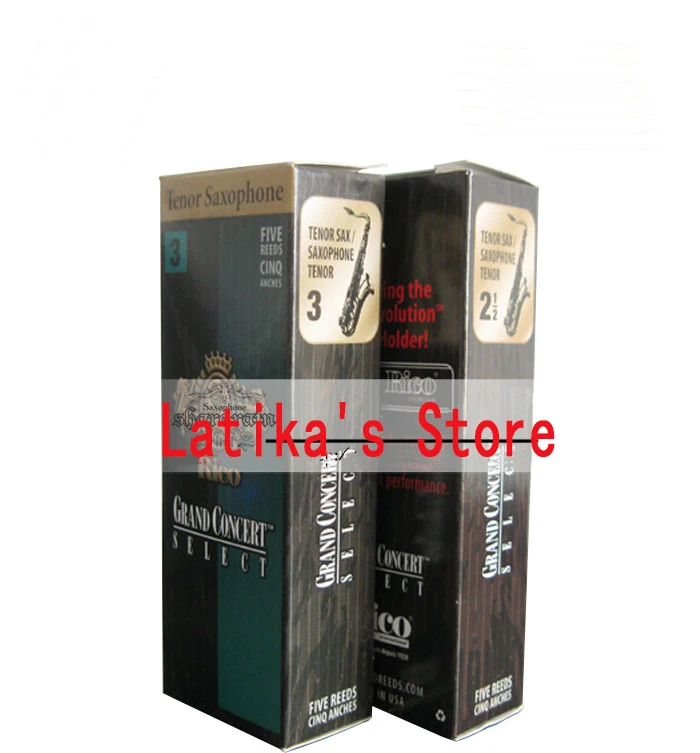Free Shipping RICO Grand Concert Select Tenor Bb Sax Reeds Strength 2.5
