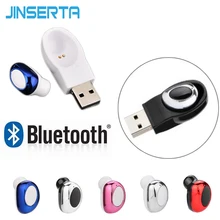 JINSERTA мини bluetooth-гарнитура, портативные беспроводные наушники-невидимки для телефона, ПК, ноутбука, USB, Магнитная Зарядка, спортивные наушники