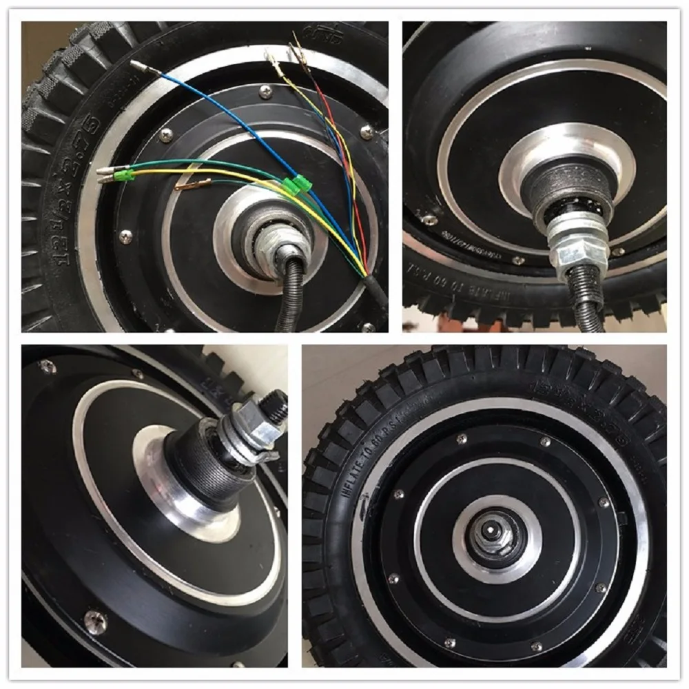 Самокат электрический12 дюймов Электрический мотор колеса 24 В 36 В 250 Вт 350 Вт электро колесо для электрический велосипед scooter бесщеточный мотор Hub колесо
