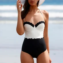 Купальный костюм женский цельный Ретро купальник купальный костюм для женщин купальный костюм женский купальный костюм купальник на бретельках боди