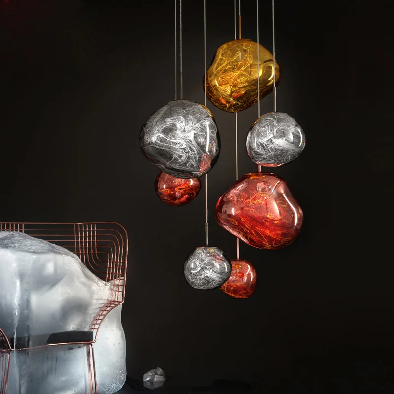 

Modern Lights Led Chandelier Tom DIXON Melt Lava LED Pendant Lamps Lights Living Room Bedroom HangLamps Restaurant Home Lighting