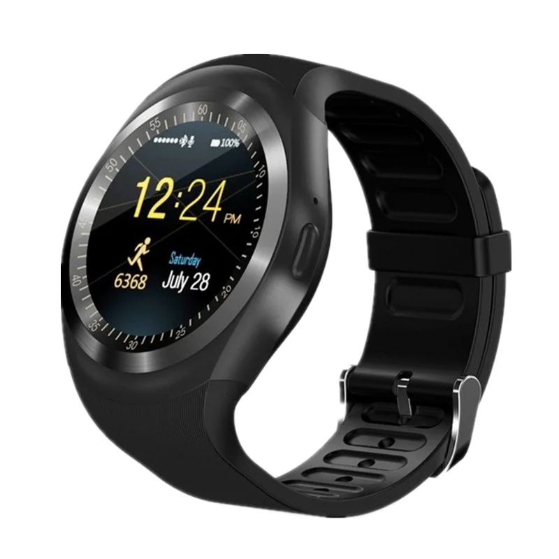 

Bluetooth Y1 Smart Watch For IOS Android Smart Watch Women Men Phone Call SIM TF Camera Fitness Tracker Sport Smart Watches