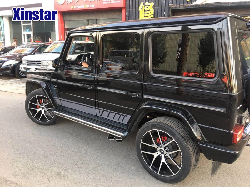 2 боковых наклейка на кузов автомобиля для Mercedes benz AMG BRABUS W463 G63 G65 G500 издание |