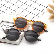 Унисекс Круглые Солнцезащитные очки женские Роскошные брендовые дизайнерские трендовые продукты леопардовые желтые прозрачные круглые праздничные очки