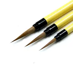 Китайский традиционный ручка-кисть для каллиграфии набор ласка для волос кисточки для письма Claborate-sty щетка птица Scriptliner ручки Paperlaria