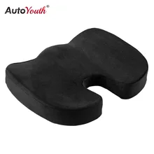 Autoyouth сиденье Подушки Pad черный копчик ортопедические сиденье Подушки поясничного Поддержка Комфорт Пены Памяти Pad для кресло автомобиля Office для дома