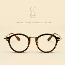 LIYUE горячая Распродажа овальная рамка очки с прозрачной линзой Мода ретро оптически рамка для женщин Новое поступление рецепт Очки