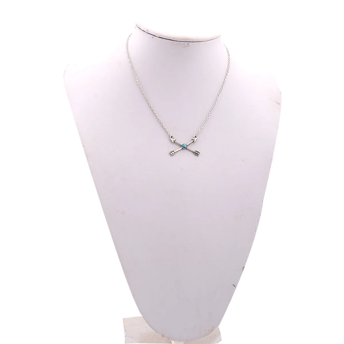 

Vintage Necklace The Walking Dead Zombie Hat Telescope Bow And Arrow Gun Axe Water Bottle Pendant For Men And Women Wholesale