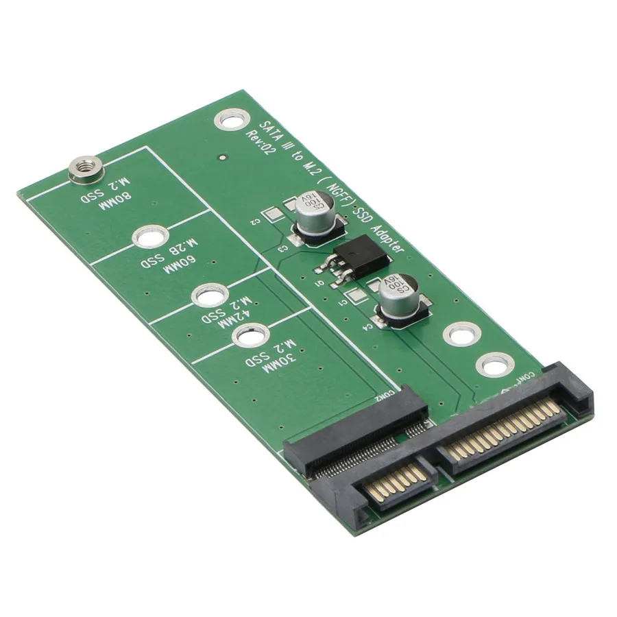 

M.2 to 22-Pin SATA 3.0 Adapter Card NGFF SSD Converter Support Key B/Key B+M SATA Based Solid State Drive 2230 2242 2260 2280