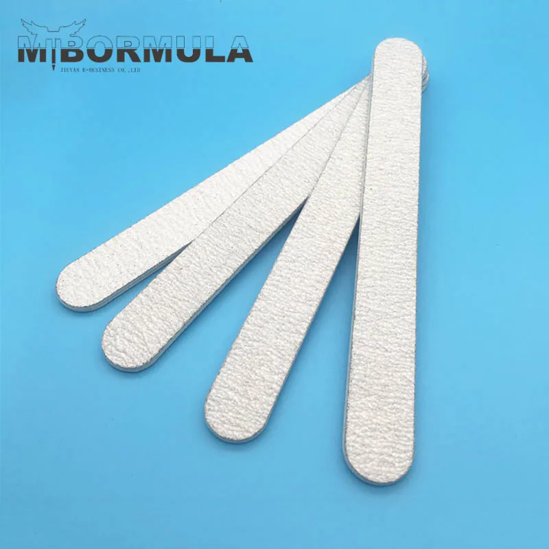 

MYBORMULA 50PCS gray Nail Files Sanding Durable Buffing Grit SandPaper Manicure Disposalbe Cuticle Remover Buffer 100/180