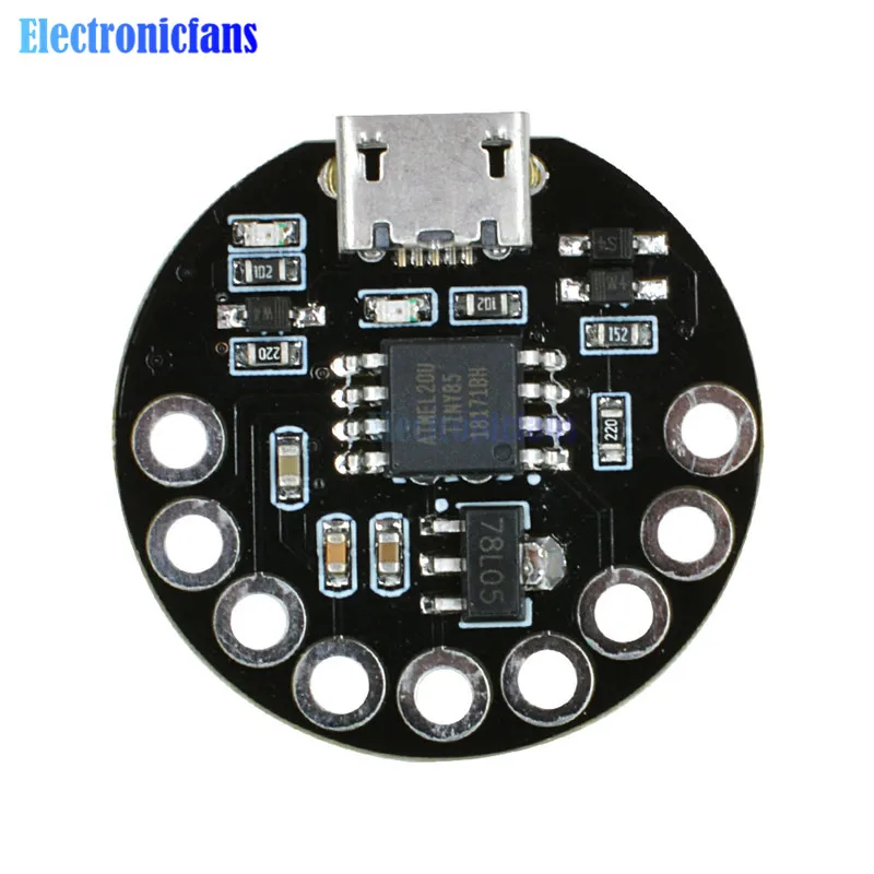 Micro USB LilyTiny LilyPad ATtiny85 макетная плата носимый модуль для Arduino программируемый SRAM Digispark CJMCU устройство Nano