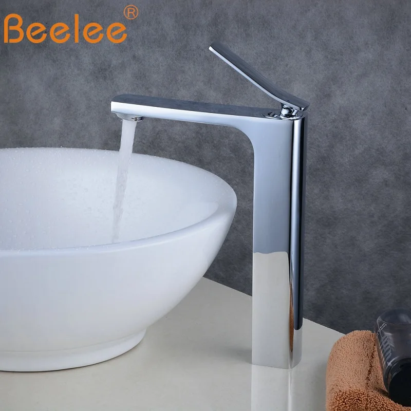 

Beelee Chrome Bathroom Taps Mixer Single Handle Single Hole Basin Faucet Counter Top Sink Faucet Mono Basin Mixer Tap