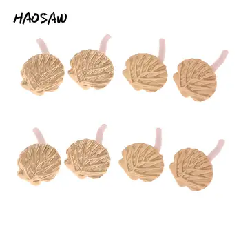 

HAOSAW Choose 6Pcs/Lot 14MM Shell Stud Earring Jewelry/Matte Gold Stud/DIY Jewelry Making/HandMade/Earring Findings