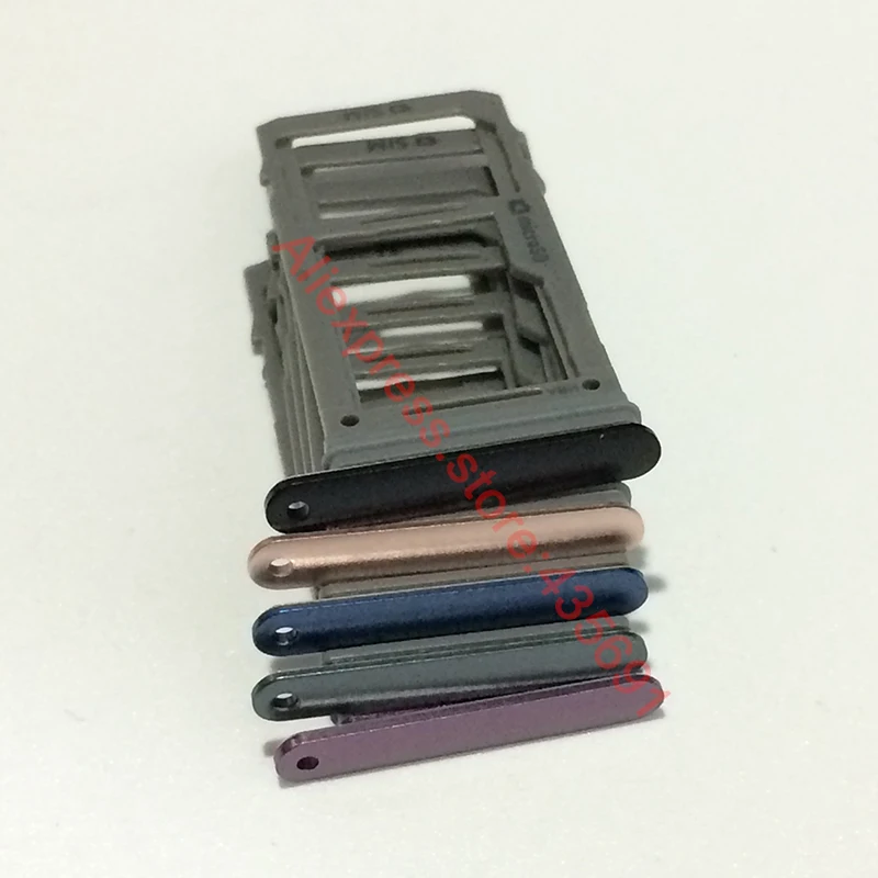 100 шт./лот оригинальная лоток сим-карты Micro SD Card Holder слот для samsung Galaxy S9 G960 S9 плюс G965 мобильный телефон Запчасти