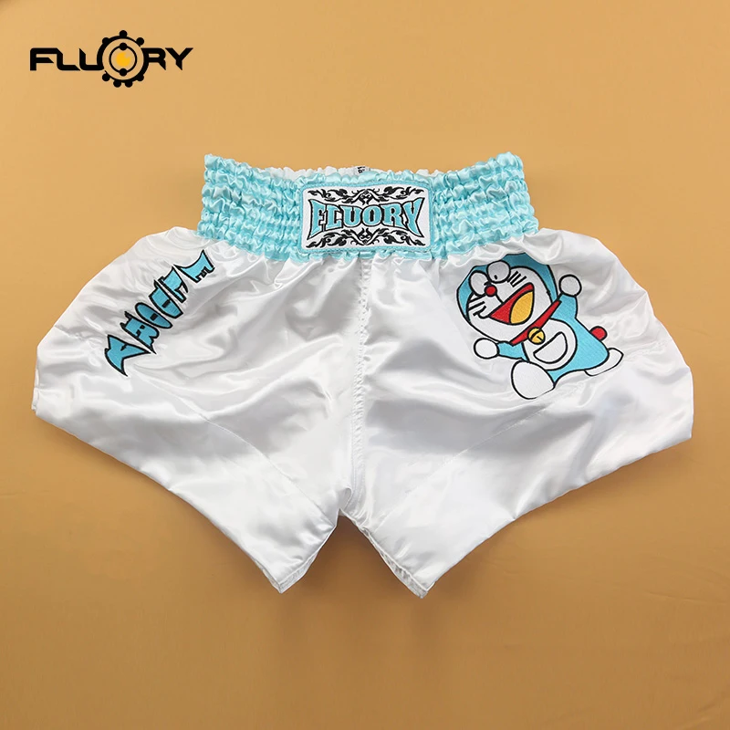 Новинка 2019 года милые детские шорты Fluory Doraemon из тайского фарфора для кикбоксинга