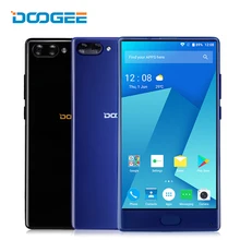 Doogee Mix 4G fingerprint smartphone 2 cámara trasera 16.0MP + 8.0MP 5.5 pulgadas Android 7.0 helio P25 OTCA Core 4 GB 64 GB teléfono móvil