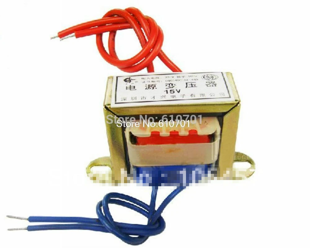 

(1)AC 6V 9V 12V 15V 18V 24V Output Voltage 30W EI Ferrite Core Input 220V 50Hz Vertical Mount Electric Power Transformer EI66*32