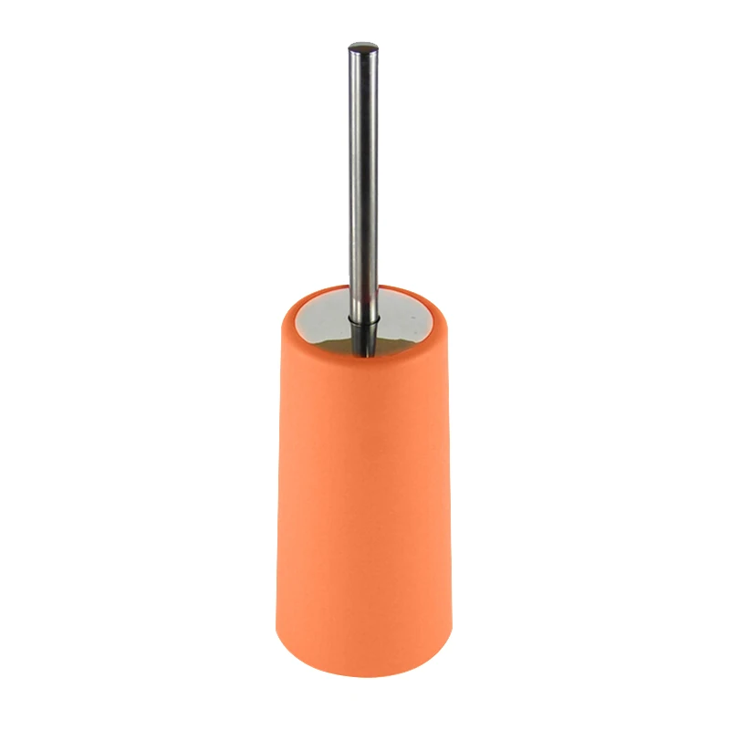 Orange House Scenery Bathroom Stainless Steel Toilet Brush With Holder