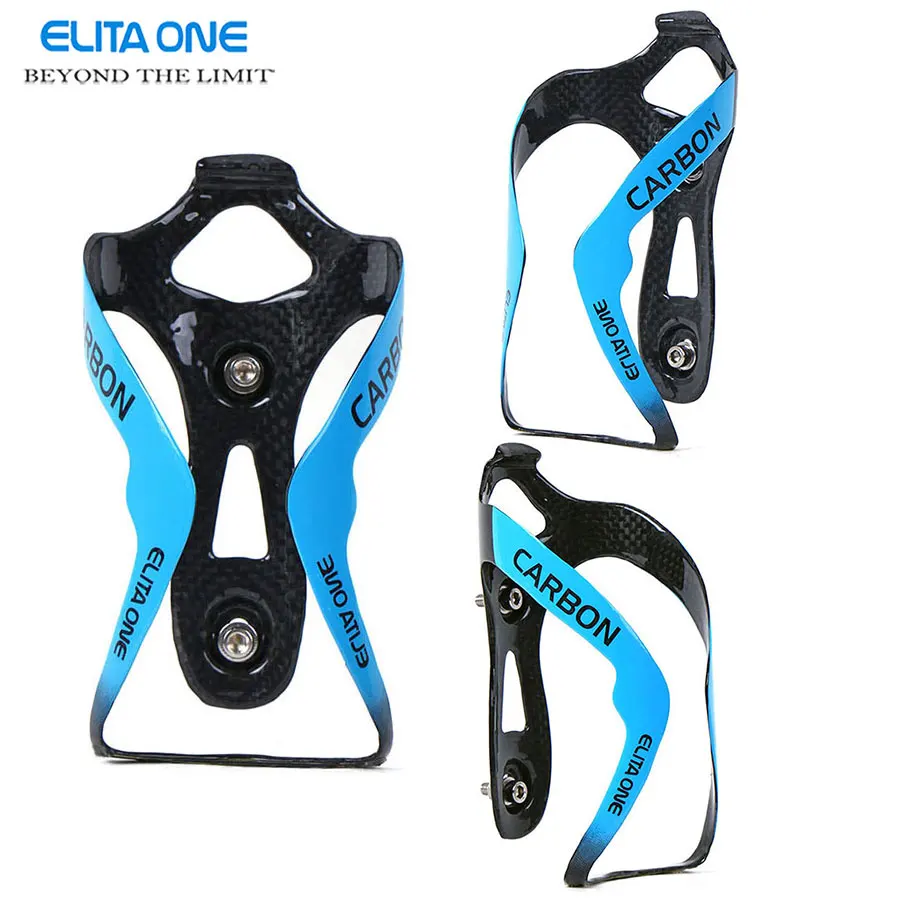 

ELITA ONE Bicycle Bottle Holder Carbon Fiber MTB/Road Bicycle Sport Drink Water Bottle Holder Cage With Screw Bike Cycle Bottle
