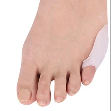 Носок силиконовый разделитель для коррекции вальгуса Hallux ноги Bunion большого пальца забота колодки пара