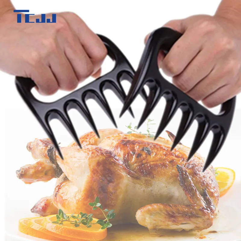 

1Pcs Bear Meat Claws Handler Barbecue Fork Tongs Pull Shred Pork BBQ Barbecue Tool Outdoor Kitchen Cooking Tool