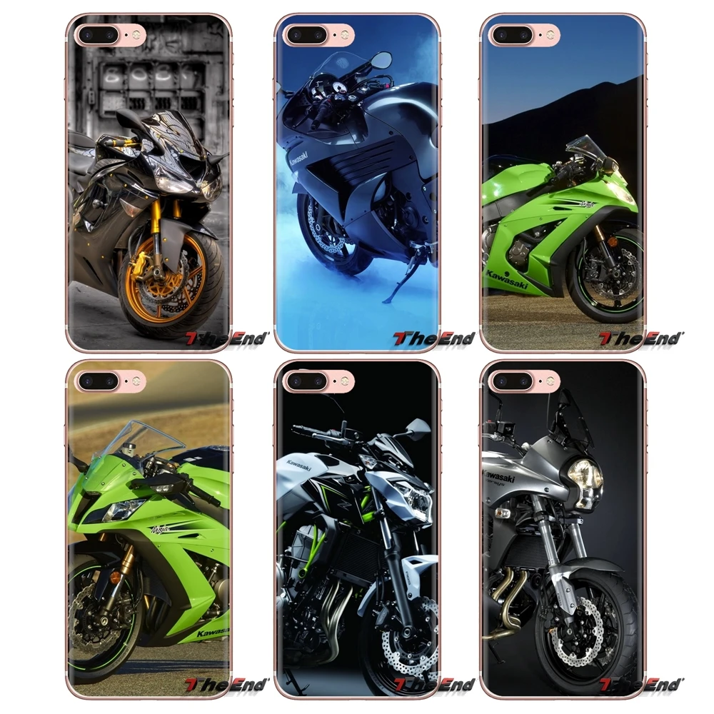 For Huawei Mate Honor 4C 5C 5X 6X 7 7A 7C 8 9 10 8C 8X 20 Lite Pro Kawasaki Motorcycle Soft Transparent Cases Covers |