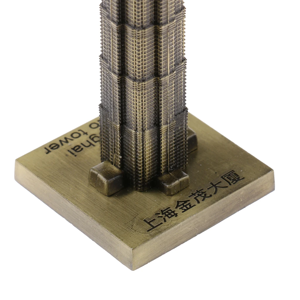 JINMAO TOWER SHANGHAI ARCHITECTURE BUILDING REPLICA COLLECTIBLE SOUVENIR 4''