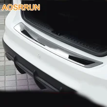 AOSRRUN For Ford Focus 3 MK3 2012-2017 Sedan Hatchback Car-Stying After guard Rear Bumper Trunk Guard Sill Plate Car Accessories