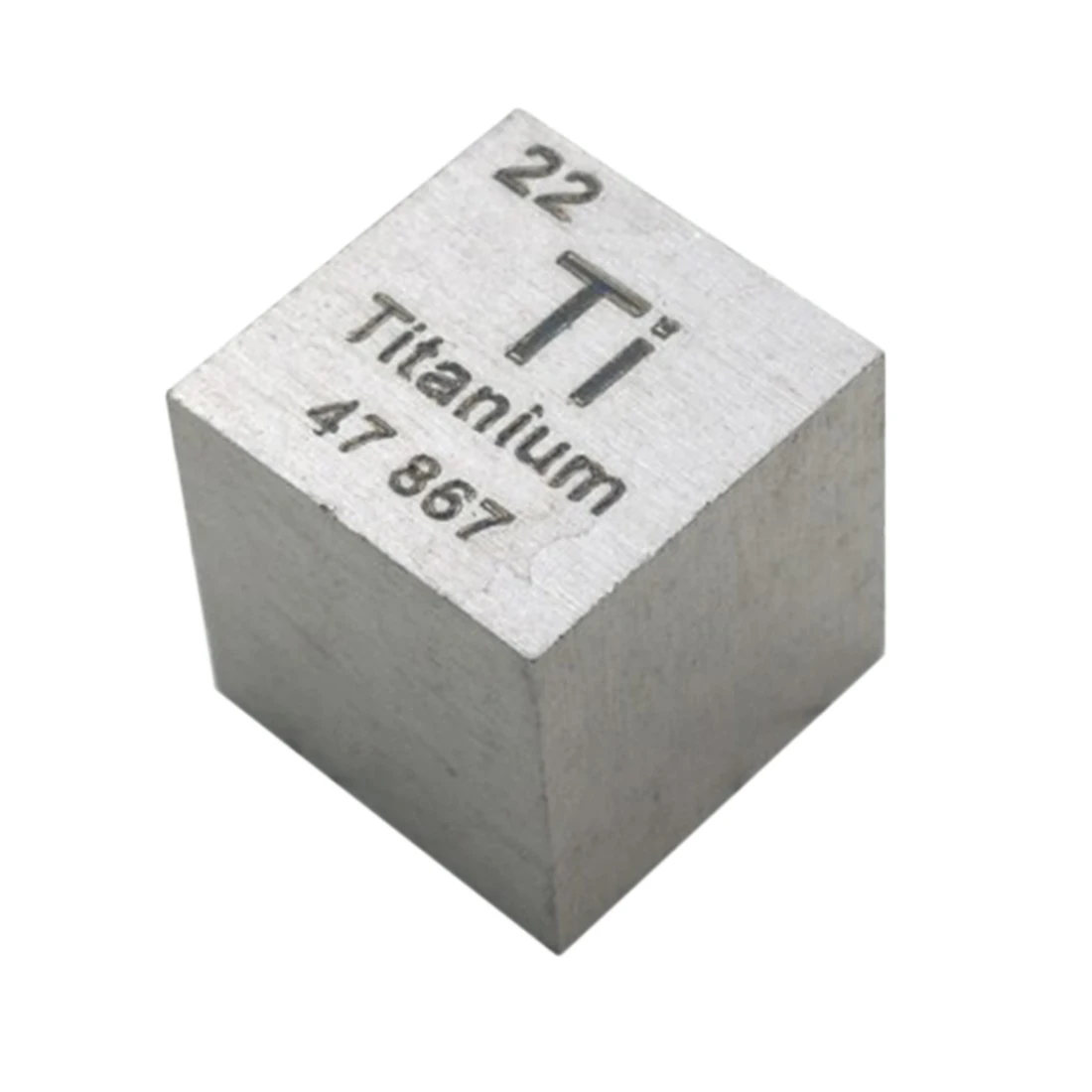 

10mm Pure Density 99.5% Pure Metal Titanium Cube Chemical Elements Collection Hand Made Science Educational DIY Crafts