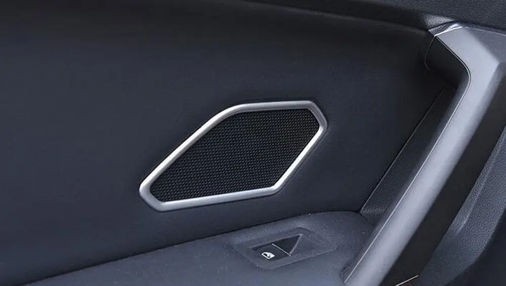 Покрытие для звуковых колонок внутренней двери BBQ @ FUKA отделка Volkswagen VW Tiguan MK2 2018