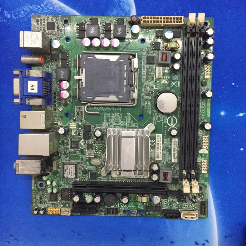 Оригинальный материнская плата N73 MCP73S01 Irvine-GL6E 492934-001 5189-0652 LGA 775 DDR2 рабочего