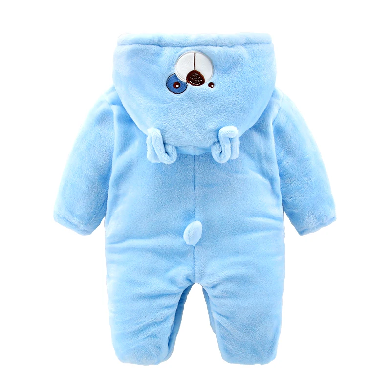 Г. Флисовая зимняя одежда для младенцев Мягкая стильная одежда для новорожденных мальчиков с рисунком медведя теплые зимние комбинезоны для мальчиков, костюм, пальто