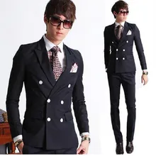 Костюм жениха двубортный костюм жениха, держит Бальные платья мужские свадебные костюмы модные тонкие двухсекционные мужские костюмы