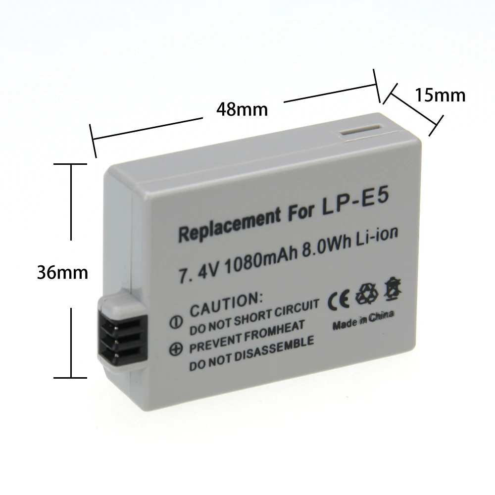 

Digital Boy LP-E5 Hot Sale 1pcs Battery LP E5 LPE5 Rechargeable Camera Battery For Canon