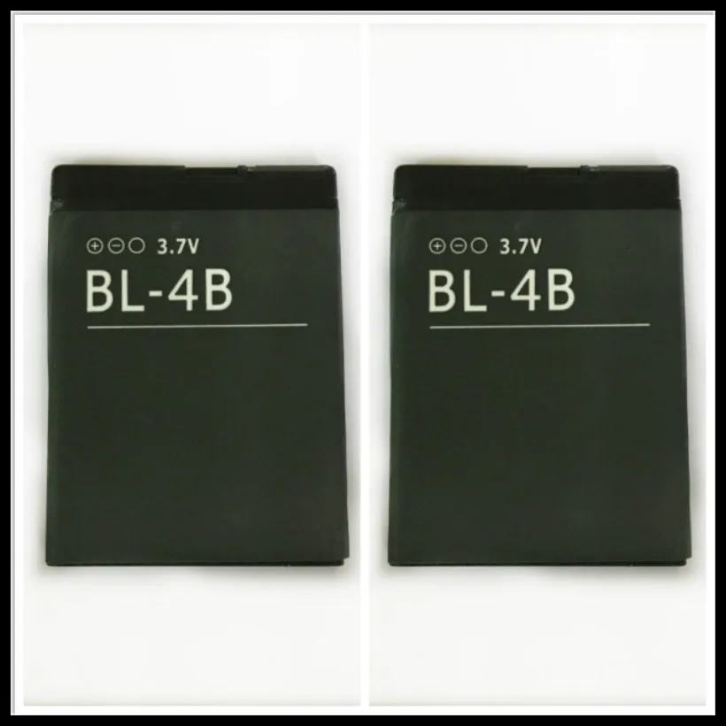

2pcs/lot bateria 4B BL4B BL-4B Battery For Nokia 2630 7373 N75 N76 6111 5000 7070 7500 2660 BATTERY 4B 700mah