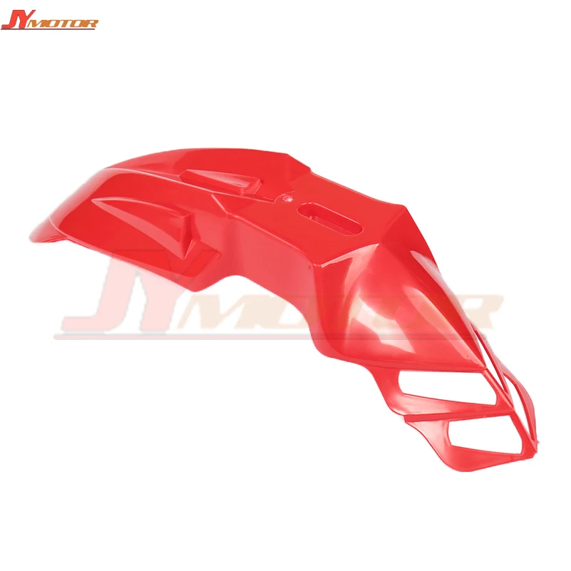 Plastic Universal Supermoto Evo red Front Fenders For DRZ KX YZ WR XR