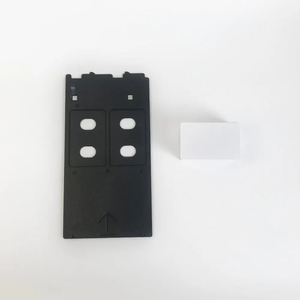 

Inkjet Printing Stater Kit-100pcs blank Inkjet PVC Card + 1pc ID Card Tray for Canon G type IP4600 Canon IP4680 etc printers