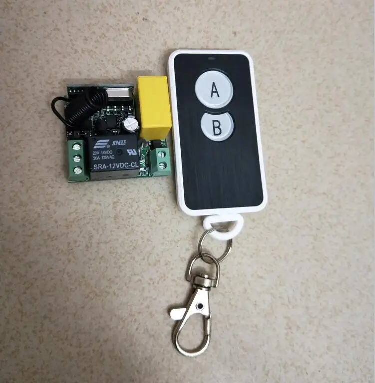 

433mhz RF mini Wireless Remote Control AC 220 V 1 ch 1* receiver+1*transmitter power on and off