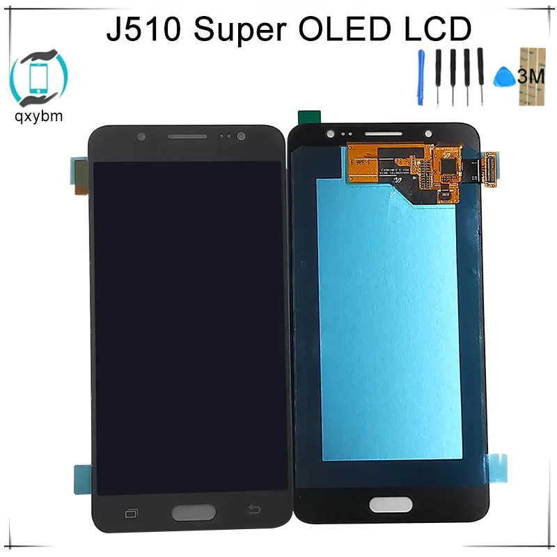 

Super OLED 5.2" For Samsung For Galaxy J5 2016 J510 LCD Display Touch Screen Digitizer Assembly with free 3M Sticker + tools