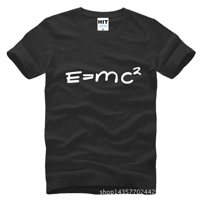 Big Bang theory of evolution Einstein mass energy equation E = mc ^ 2 Printed Mens Men T Shirt T-Shirt 2015 Cotton Tshirt Tee