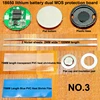 10set/lot 18650 lithium battery universal dual MOS protection board 4.2V anti-overcharged over discharge ► Photo 3/4